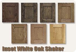 Custom Inset White Oak Shaker 